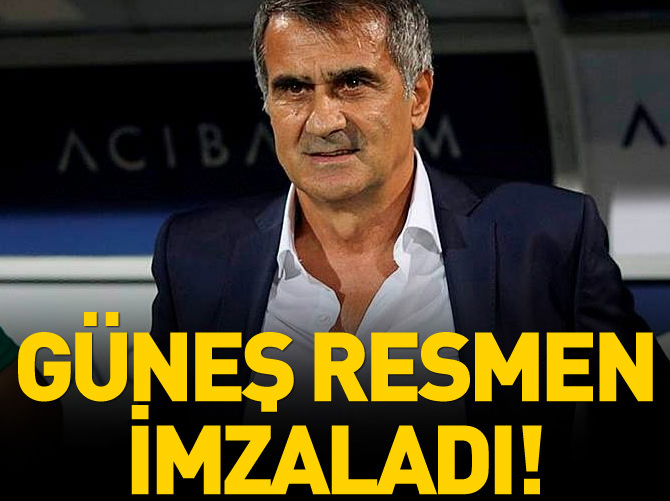 Şenol Güneş resmen imzaladı!..