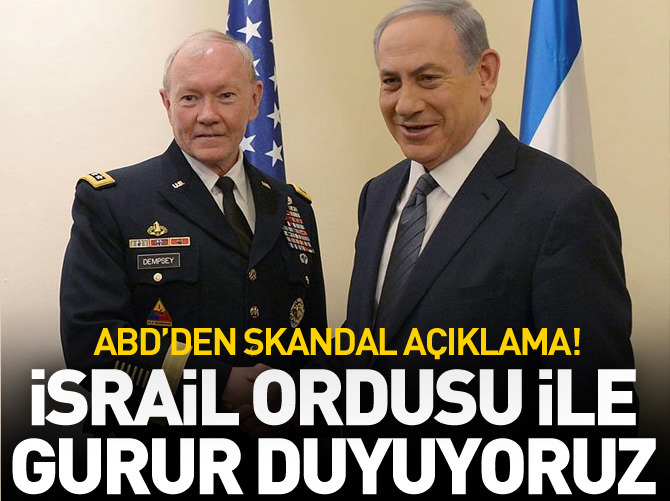 İsrail ordusuyla gurur duyuyoruz