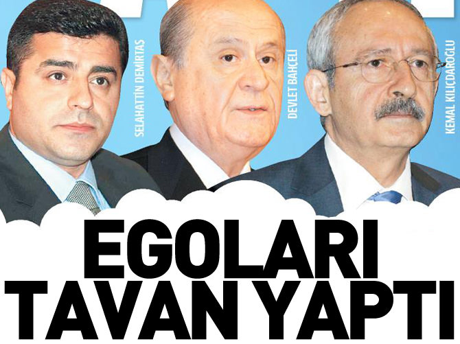 Egoları tavan yaptı