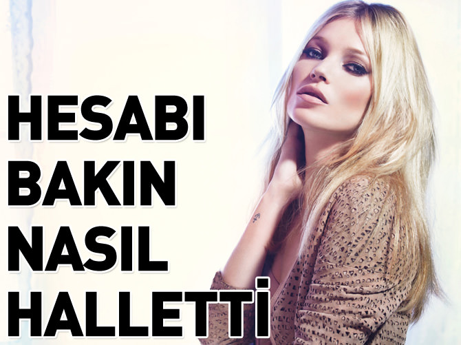 Kate Moss’un Bodrum tatili de olaylı bitmiş