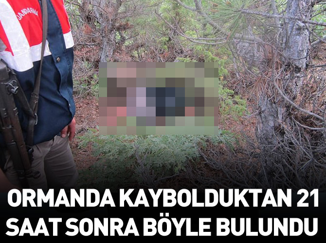 Ormanda kaybolan hamile kadın 21 saat sonra bulundu