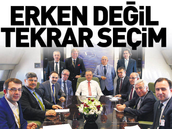 Erken değil tekrar seçim