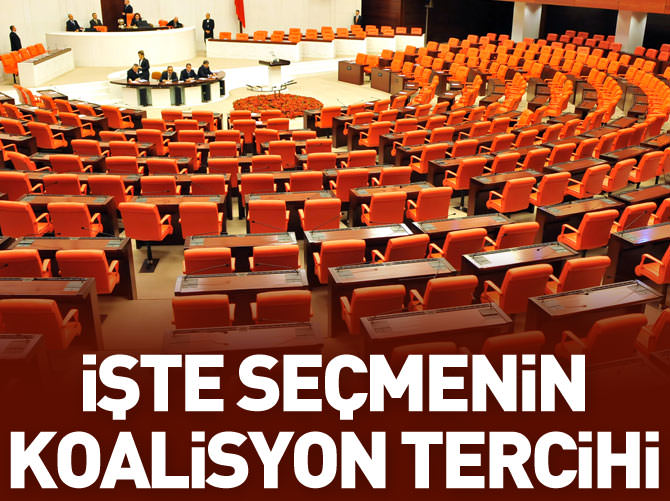 İşte seçmenin koalisyon tercihi