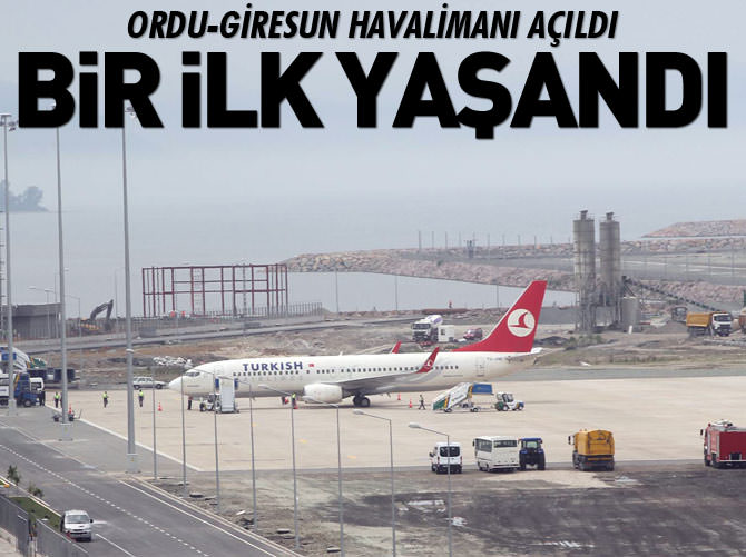 Ordu Giresun Havalimanı’na ilk yabancı yatırımcı indi