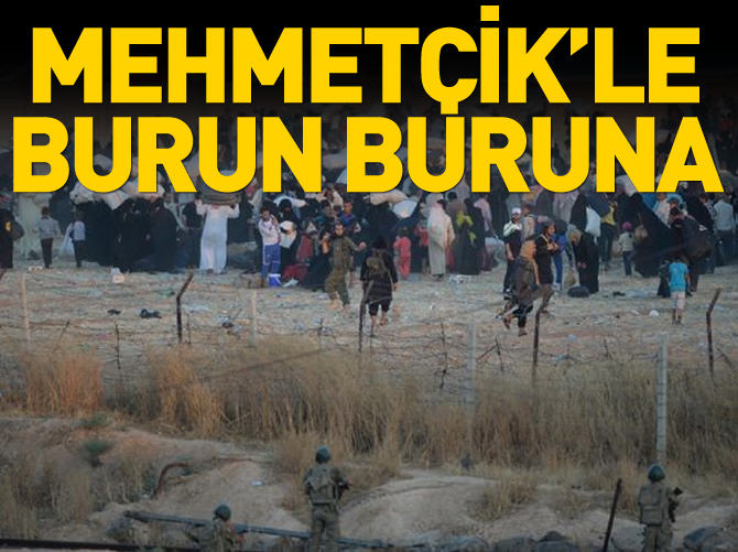Sınırda sıcak anlar!...
