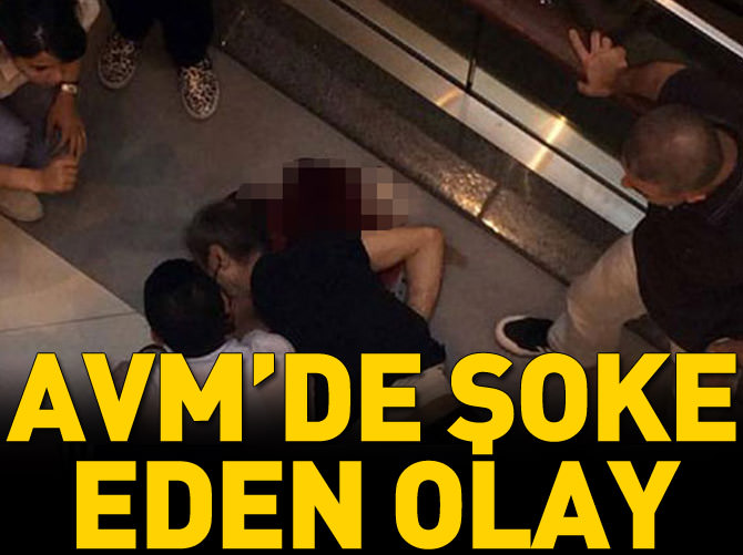 AVM'de 4'üncü kattan düşerek can verdi