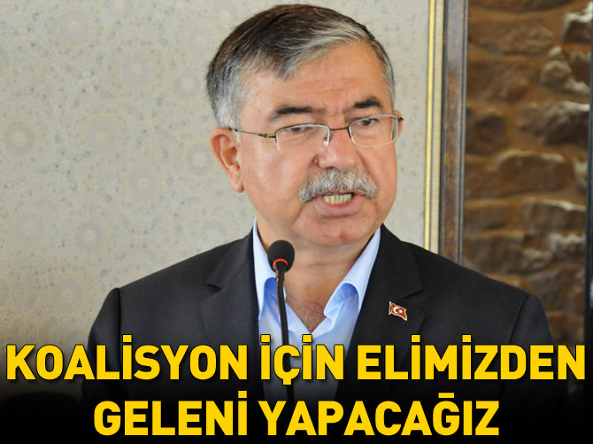 'Koalisyon için elimizden geleni yapacağız'