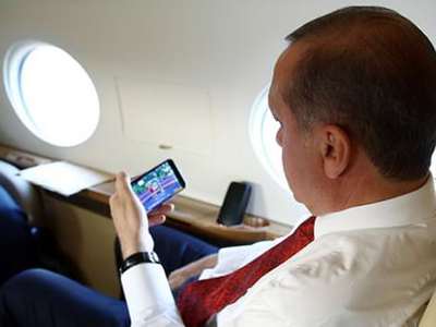 Cumhurbaşkanı Erdoğan Rıza Kayaalp'i böyle izledi