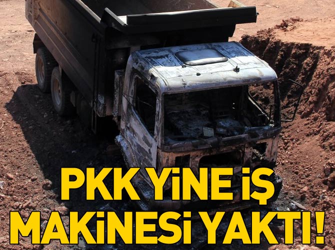 PKK baraj inşaatını basıp kamyonları yaktı