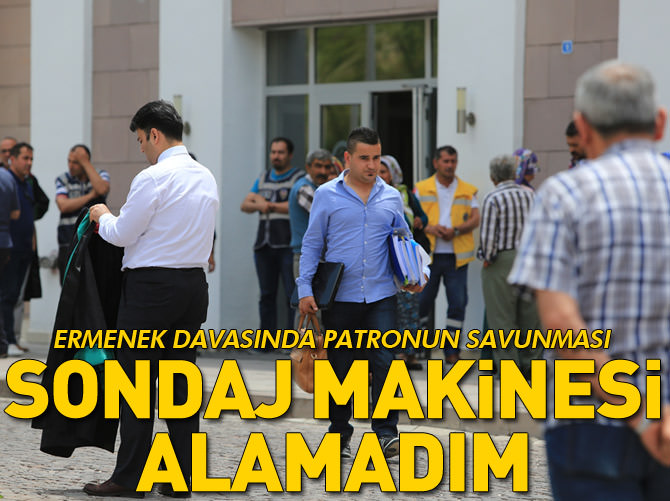 'Sondaj makinesi alamadım'