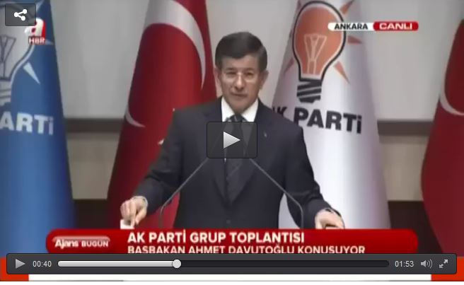 Davutoğlu’nun o sözleri ayakta alkışlandı