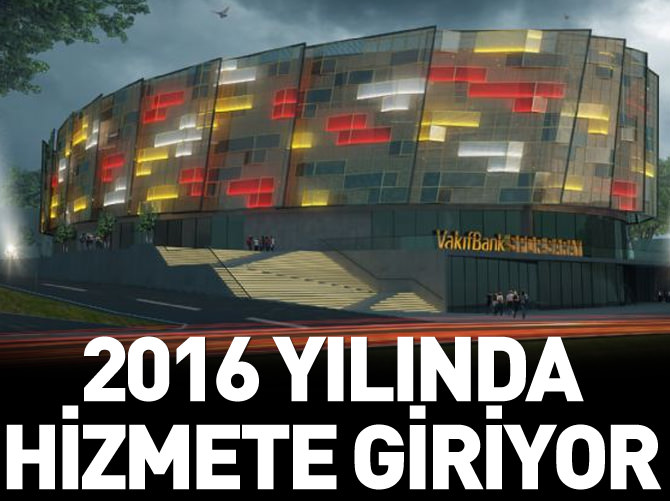 Spor Sarayı, 2016 yılı Ağustos ayında hizmete girecek