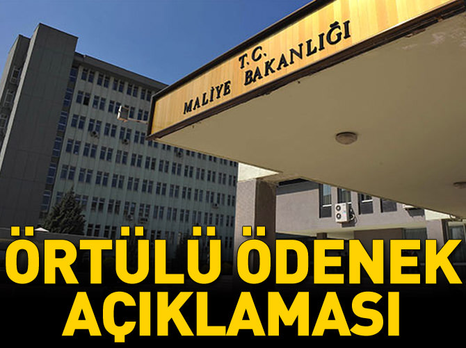 Maliye Bakanlığı'ndan "örtülü ödenek" açıklaması