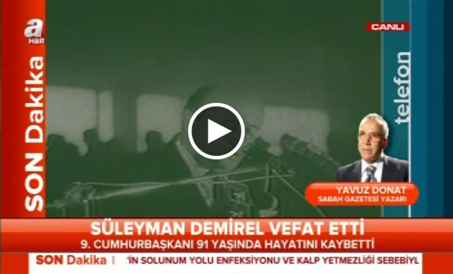 Süleyman Demirel vefat etti!