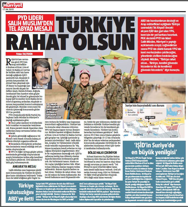 Doğan Medyası PYD'yi aklıyor - 2