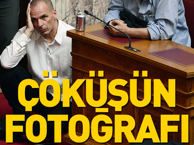 Yunanistan'ın çöküşünün fotoğrafı!