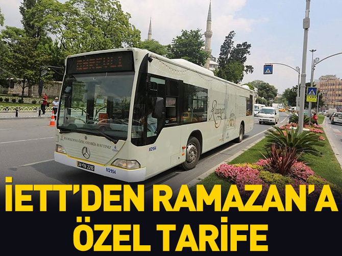 İETT'den Ramazan'a özel tarife