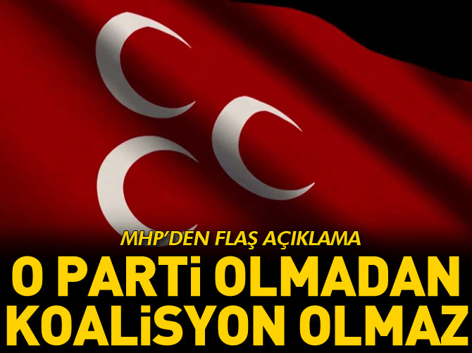 MHP'li Karakaya: AK Partisiz koalisyon olmaz