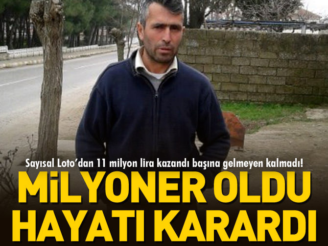 Loto milyoneri paraları mafyaya kaptırdı