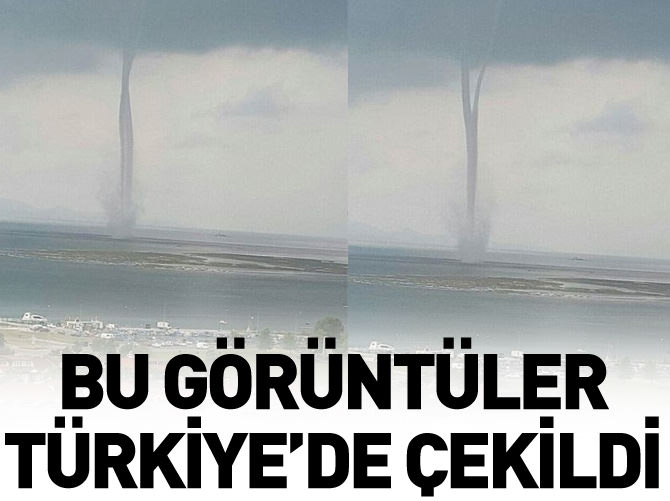 İzmir Körfezi'nde hortum sürprizi
