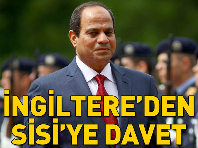 İngiltere'den Sisi'ye resmi davet