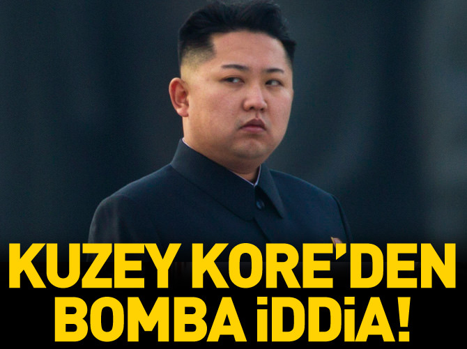 Kuzey Kore'den bomba iddia!