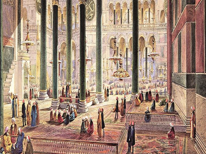 Ayasofya’nın cami günleri