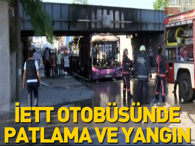 İETT otobüsünde patlama