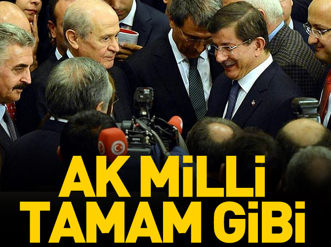 AK-Milli koalisyonu için hazırlıklar başladı