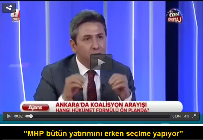 Ahmet Aydın: MHP bütün yatırımını erken seçime yapıyor
