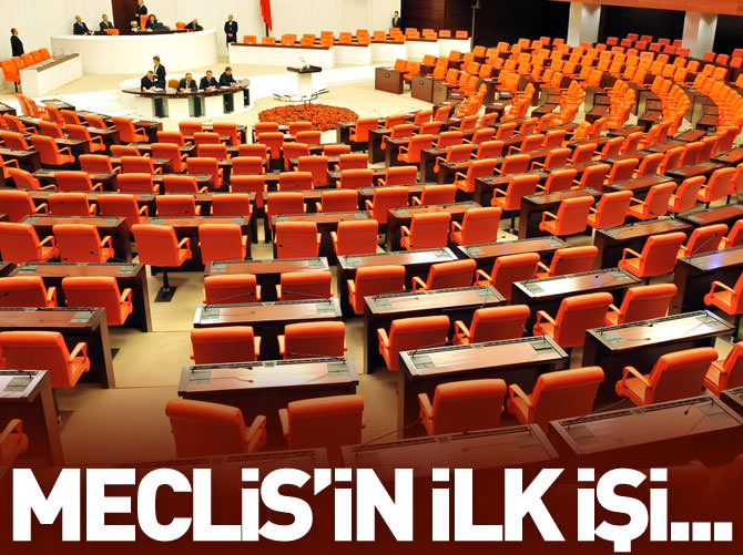 TBMM'nin ilk işi başkanlık seçimi