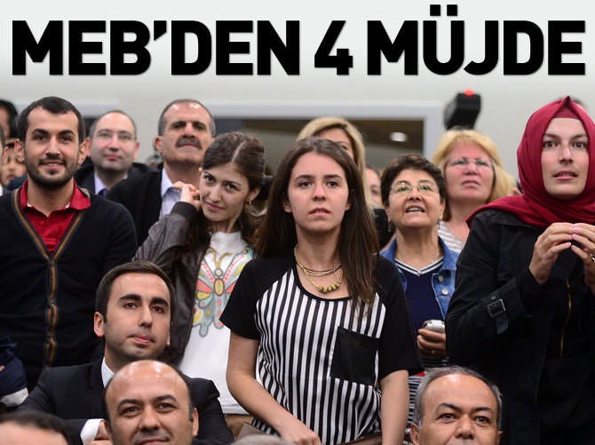 MEB'den 4 müjde