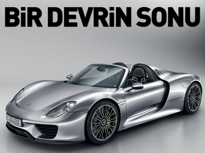 Bir devrin sonu: Porsche 918 Spyder son kez üretildi