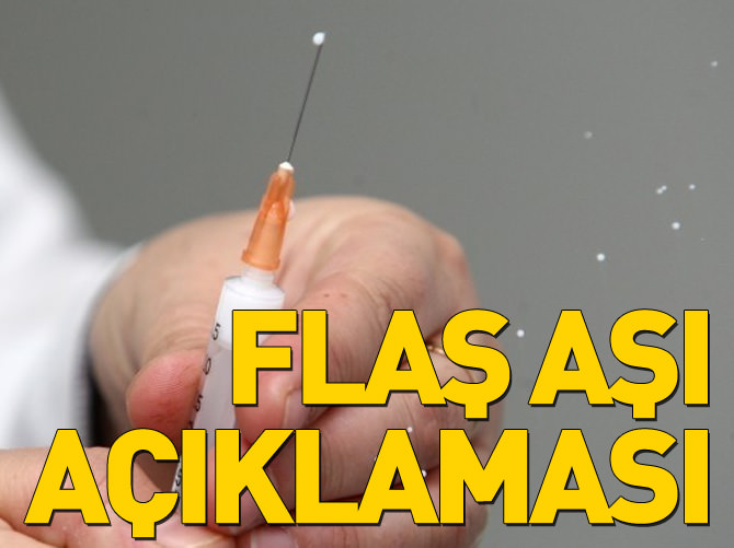 Sağlık Bakanlığı'ndan "aşı" açıklaması