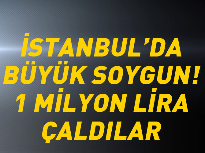 Başakşehir'de para nakil aracından soygun