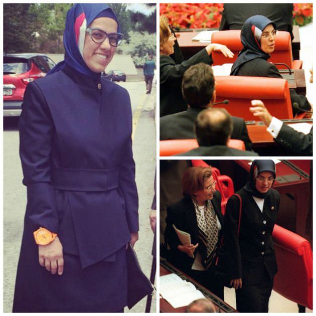 Ravza Kavakçı'dan anlamlı kıyafet! - 1