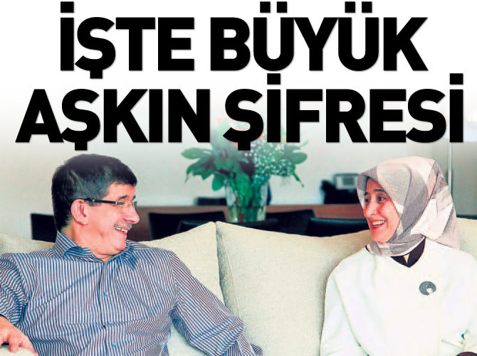 Başbakan Davutoğlu, eşine olan büyük aşkını anlattı