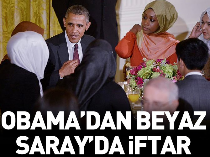 Obama'dan Beyaz Saray'da iftar