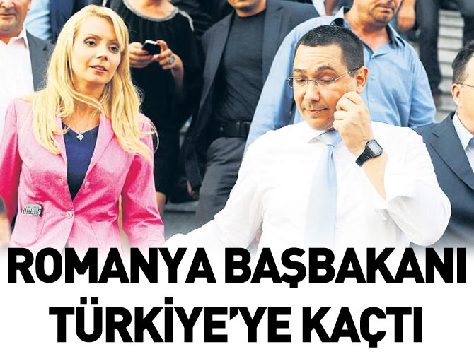 Romanya Başbakanı Victor Ponta Türkiye'ye kaçtı