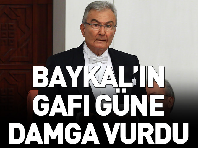 Baykal'ın gafı güne damga vurdu