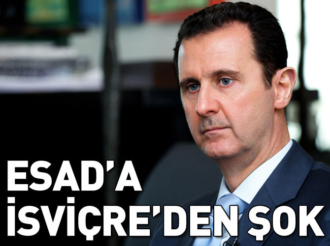 Esad'ın kuzenine İsviçre'den ret