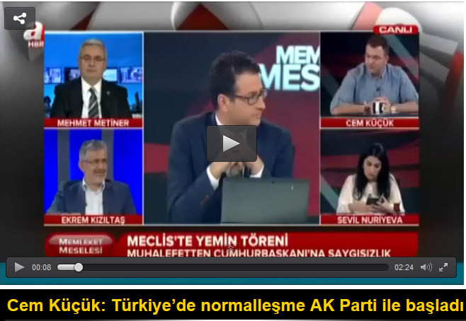 Cem Küçük: Türkiye’de normalleşme AK Parti ile başladı