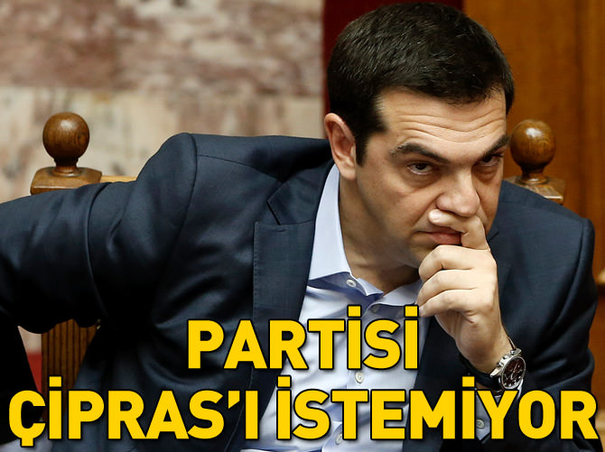 Partisi Çipras'ı istemiyor