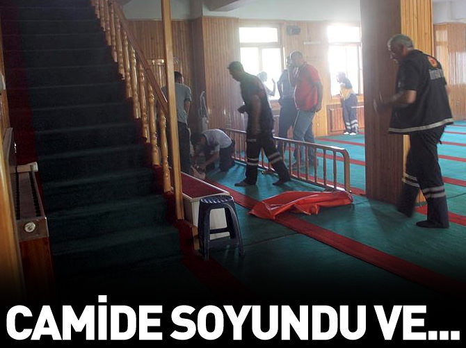 Camide soyundu ve!...