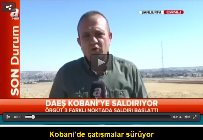 Kobani’deki patlama güvenlik kamerasında