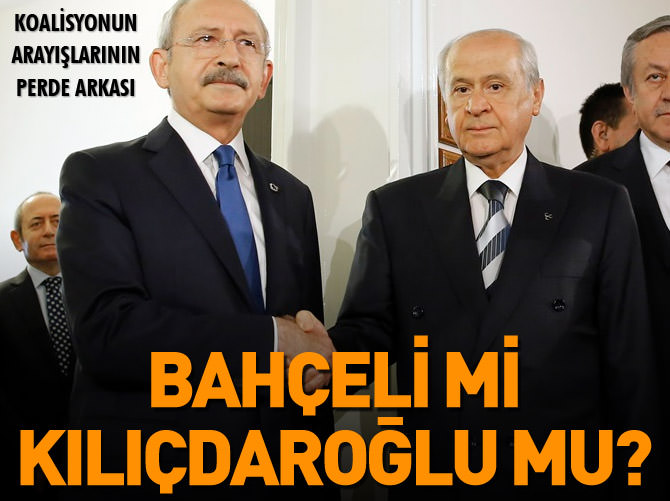 Bahçeli mi, Kılıçdaroğlu mu?