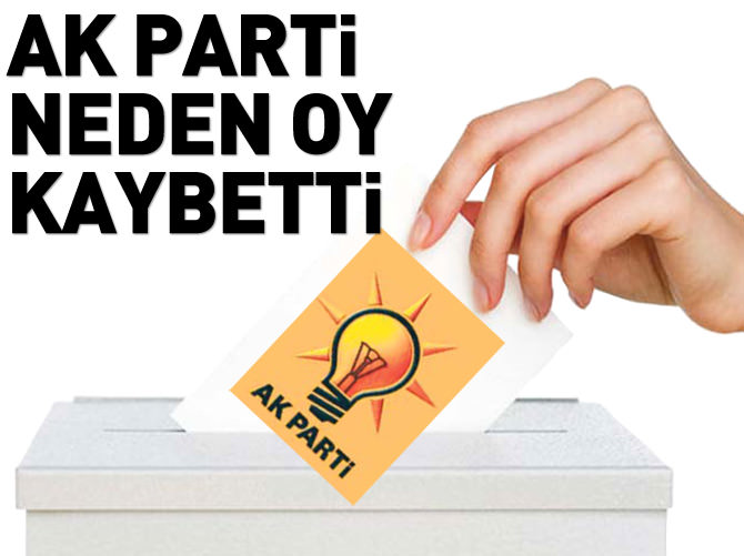 AK Parti neden oy kaybetti! Vekiller açıkladı...