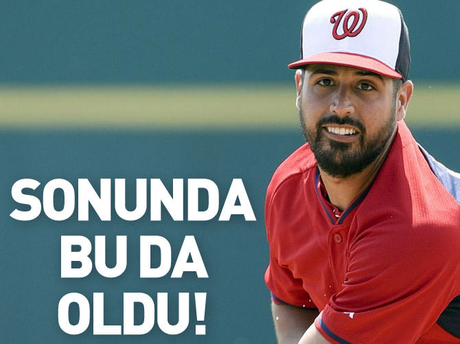 Bu da oldu! Sporcunun sakallarına sponsor
