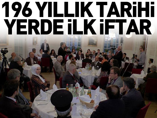 196 yıllık Bavyera parlamentosunda ilk kez iftar verildi