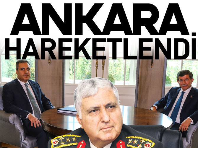 Başbakan, Orgeneral Özel ve Hakan Fidan ile görüştü